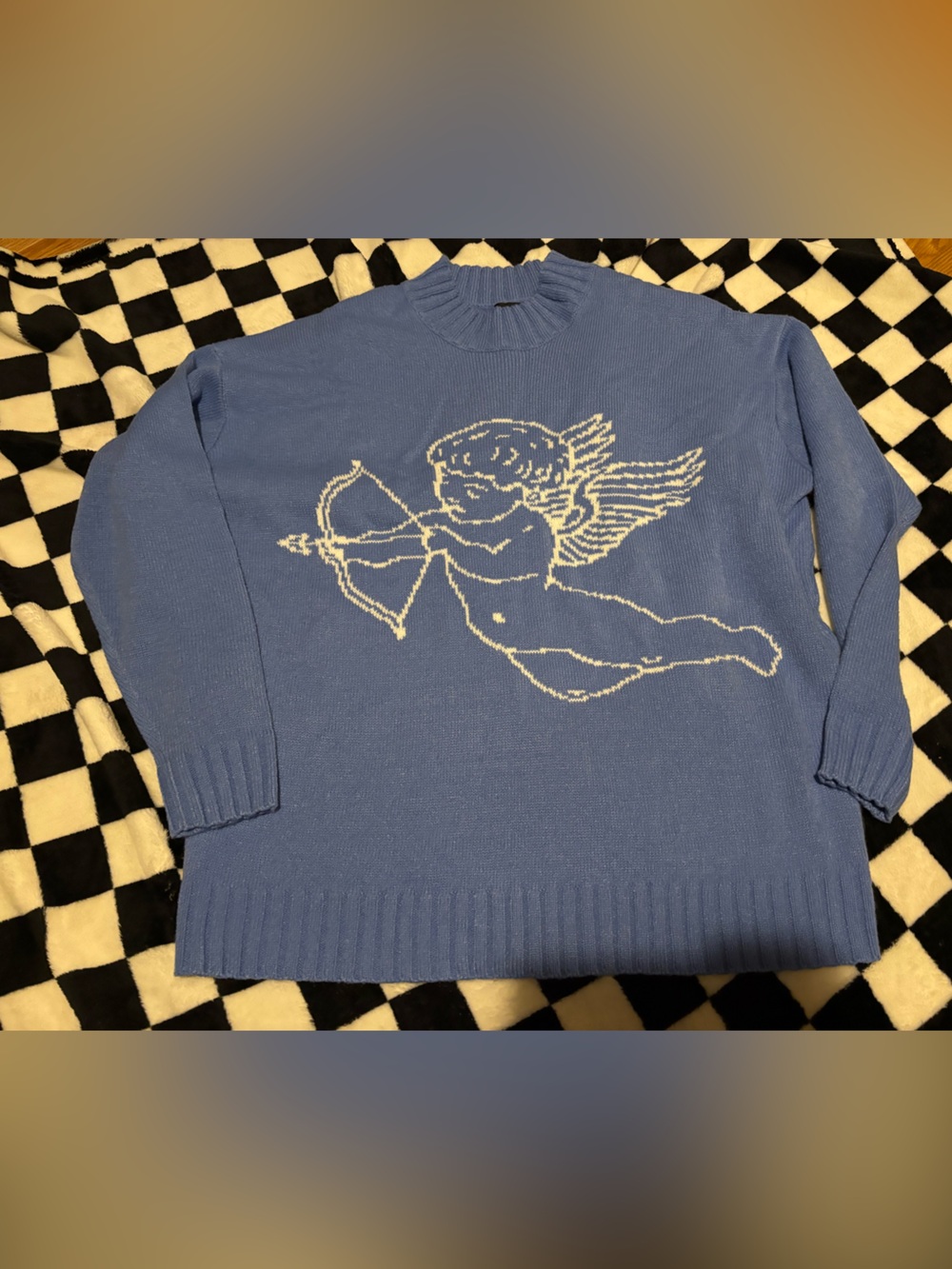 Size small oversized street wear society Cupid sweater